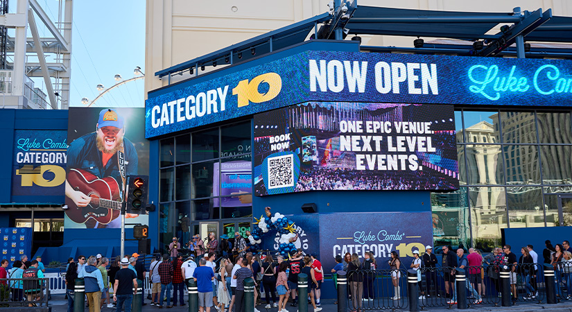 Exterior of Category 10 Las Vegas